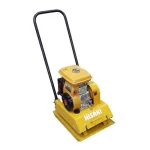 کمپکتور هیساکی با موتور روبین بنزینی و شاسی مقاوم برای فشرده سازی خاک و آسفالت