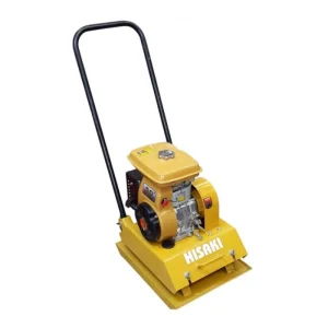 کمپکتور هیساکی با موتور روبین بنزینی و شاسی مقاوم برای فشرده سازی خاک و آسفالت