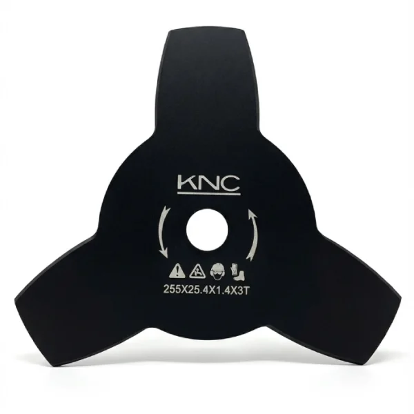 تیغه علفتراش 3 پر KNC مناسب برش علف های معمولی، قابل نصب روی علف تراش پشتی و دوشی