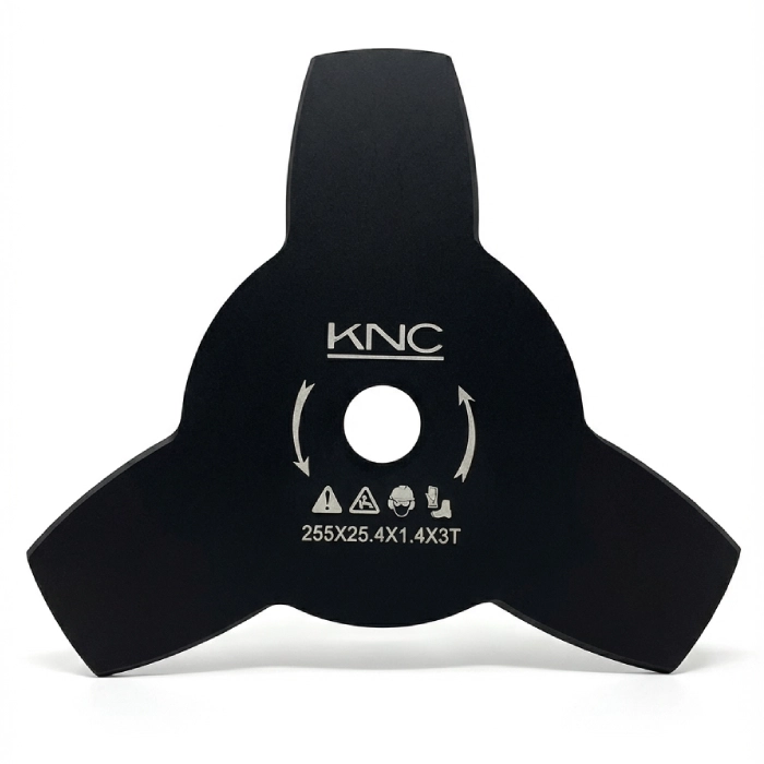 تیغه علفتراش 3 پر KNC مناسب برش علف های معمولی، قابل نصب روی علف تراش پشتی و دوشی