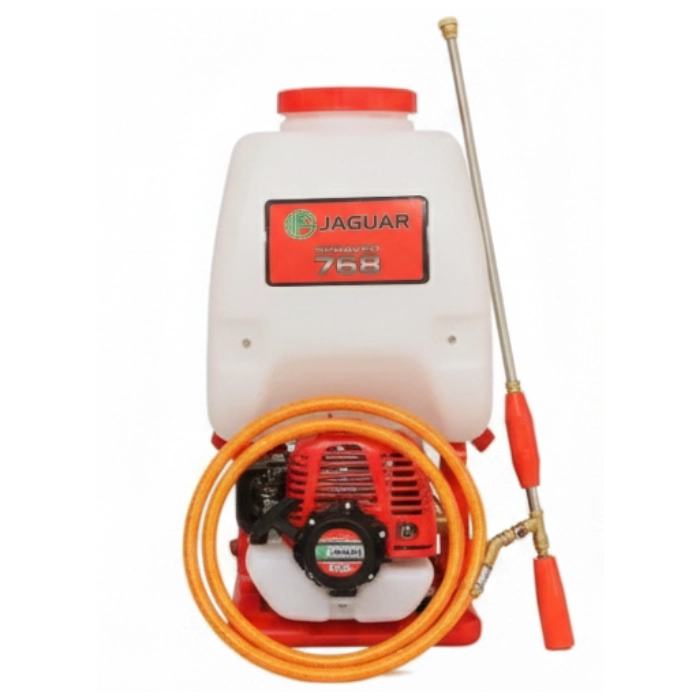 سمپاش موتوری جگوار مدل 768 با موتور 26 سی سی و مخزن 25 لیتری