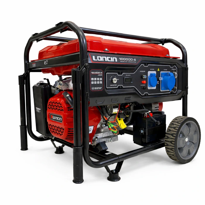 موتور برق بنزینی لانسین LC10000D-S با توان 10 کیلووات مناسب مصارف صنعتی و کشاورزی