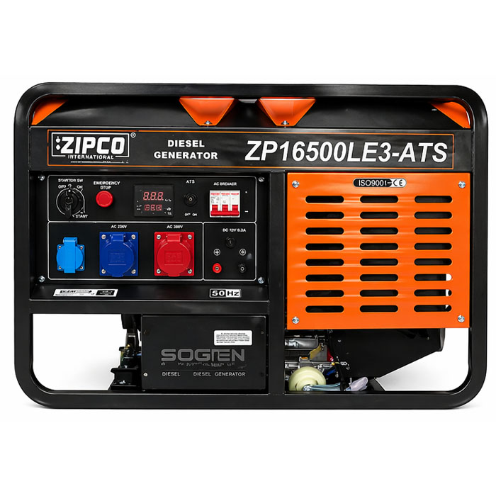 موتور برق دیزلی 12kw زیپکو